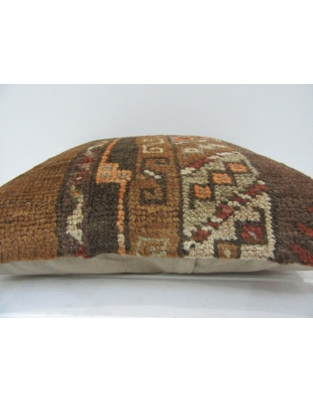 Vintage Handmade Decorative Brown Turkish Pillow Cover