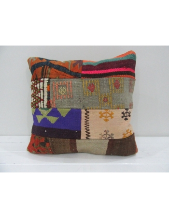 Vintage Handmade Decorative Patchwork Kilim Pillow Cover