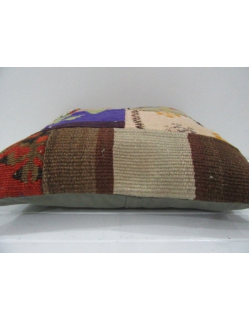 Vintage Handmade Decorative Patchwork Kilim Pillow Cover