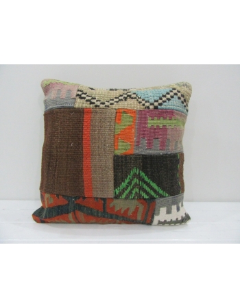 Vintage Handmade Decorative Patchwork Kilim Pillow Cover