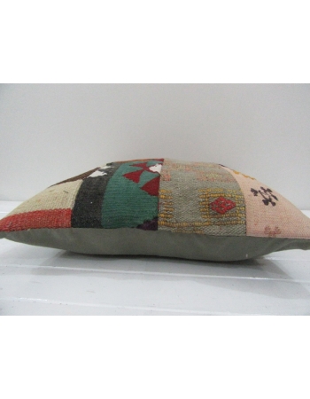 Vintage Handmade Decorative Patchwork Kilim Pillow Cover