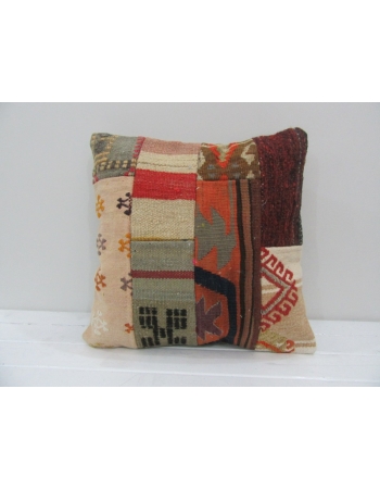 Vintage Handmade Decorative Patchwork Kilim Pillow Cover