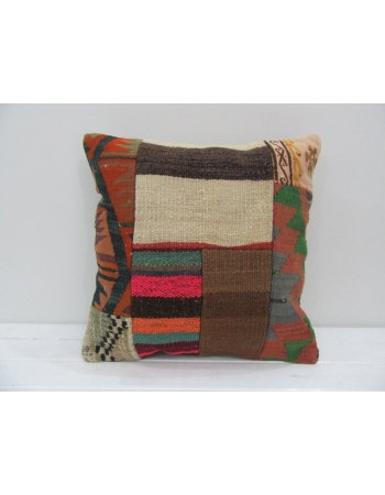 Vintage Handmade Decorative Patchwork Kilim Pillow Cover