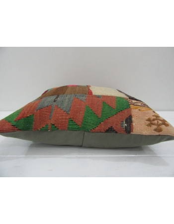 Vintage Handmade Decorative Patchwork Kilim Pillow Cover