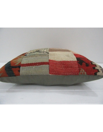 Vintage Handmade Decorative Patchwork Kilim Pillow Cover