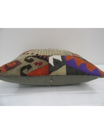 Vintage Handmade Decorative Patchwork Kilim Pillow Cover