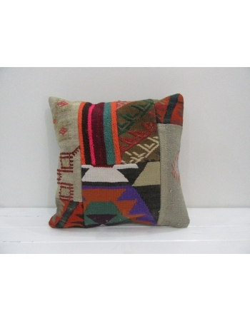 Vintage Handmade Decorative Patchwork Kilim Pillow Cover