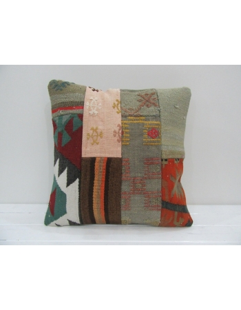 Vintage Handmade Decorative Patchwork Kilim Pillow Cover