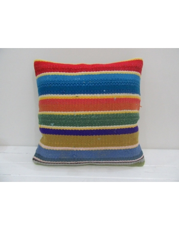 Vintage Handmade Decorative Multicolor Kilim Pillow Cover