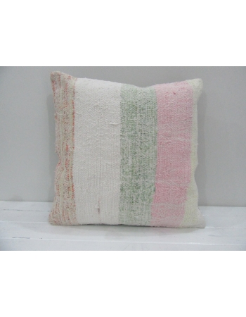 Vintage Handmade Decorative Striped Kilim Pillow Cover