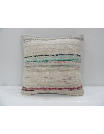 Vintage Handmade Decorative Striped Kilim Pillow Cover