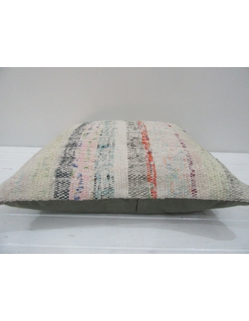 Vintage Handmade Decorative Striped Kilim Pillow Cover