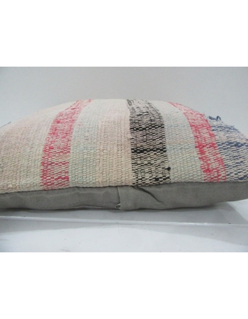 Vintage Handmade Decorative Striped Kilim Pillow Cover