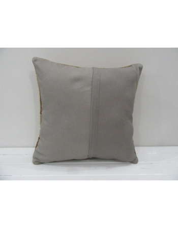 Vintage Handmade Brown Striped Natural Kilim Pillow Cover