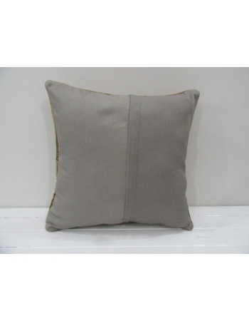 Vintage Handmade Brown Striped Natural Kilim Pillow Cover