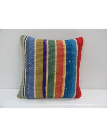 Vintage Handmade Decorative Multicolor Kilim Pillow Cover