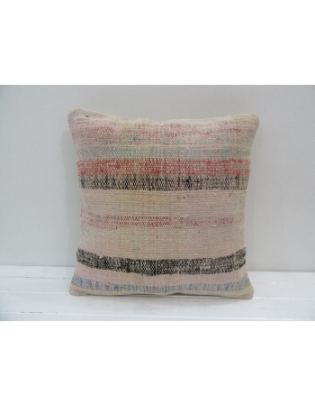 Vintage Handmade Decorative Striped Kilim Pillow Cover