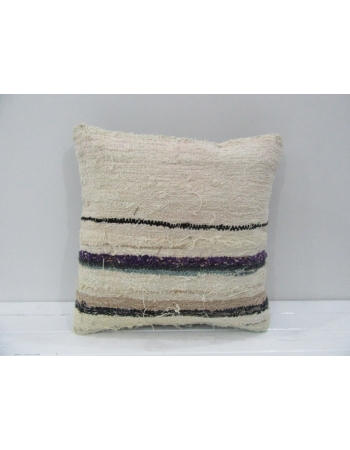 Vintage Handmade Decorative Striped Kilim Pillow Cover