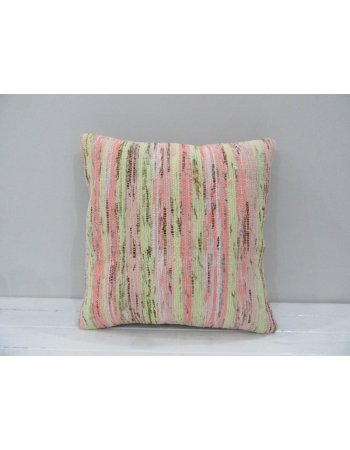 Vintage Handmade Happy Color Striped Kilim Pillow Cover
