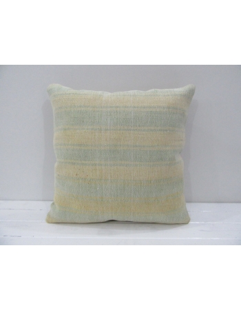 Vintage Handmade Decorative Striped Natural Kilim Pillow Cover