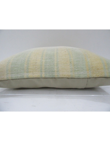 Vintage Handmade Decorative Striped Natural Kilim Pillow Cover