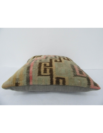 Decorative Vintage Turkish Kilim Pillow