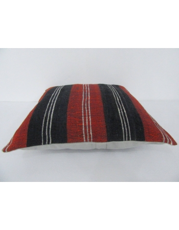 Striped Vintage Turkish Kilim Pillow Cover