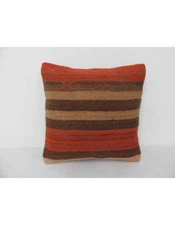 Orange & Brown Kilim Pillow Cover