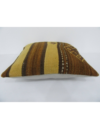 Brown & Yellow Kilim Pillow Cover