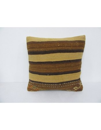 Yellow & Brown Kilim Cushion Cover