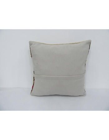Brown & White Vintage Kilim Pillow