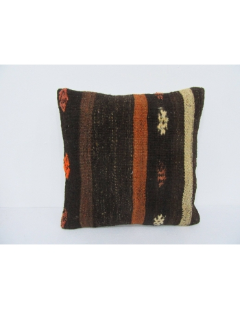 Vintage Brown Kilim Cushion Cover
