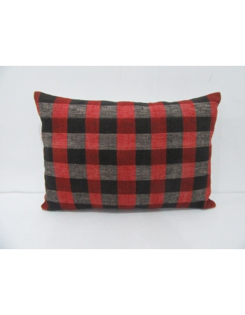 Vintage Red & Black Kilim Pillow