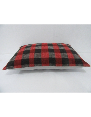 Vintage Red & Black Kilim Pillow