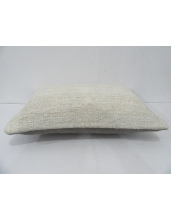 White Hemp Kilim Pillow Cover