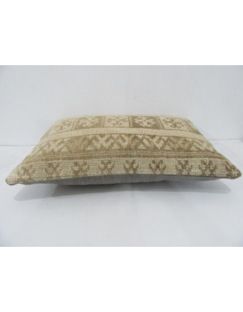 Cream & Brown Decorative Vintage Pillow