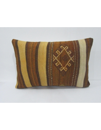 Decorative Yellow & Brown Kilim Pillow