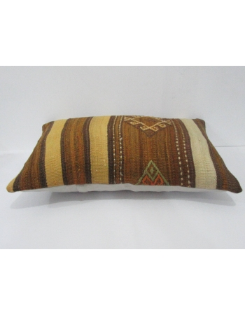 Decorative Yellow & Brown Kilim Pillow