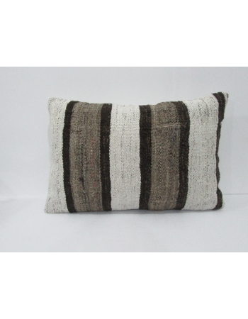 Striped Vintage Turkish Kilim Pillow