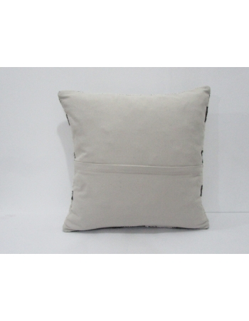 White & Brown Striped Kilim Pillow