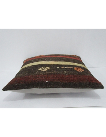 Vintage Goat Hair Striped Kilim Pillow