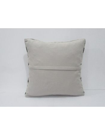 Brown & White Hemp Striped Kilim Pillow