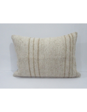 Hemp Striped Vintage Kilim Pillow Cover