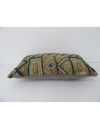 Navy Blue & Brown Decorative Pillow