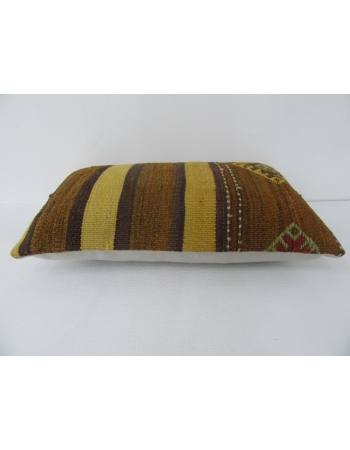 Yellow & Brown Vintage Kilim Pillow