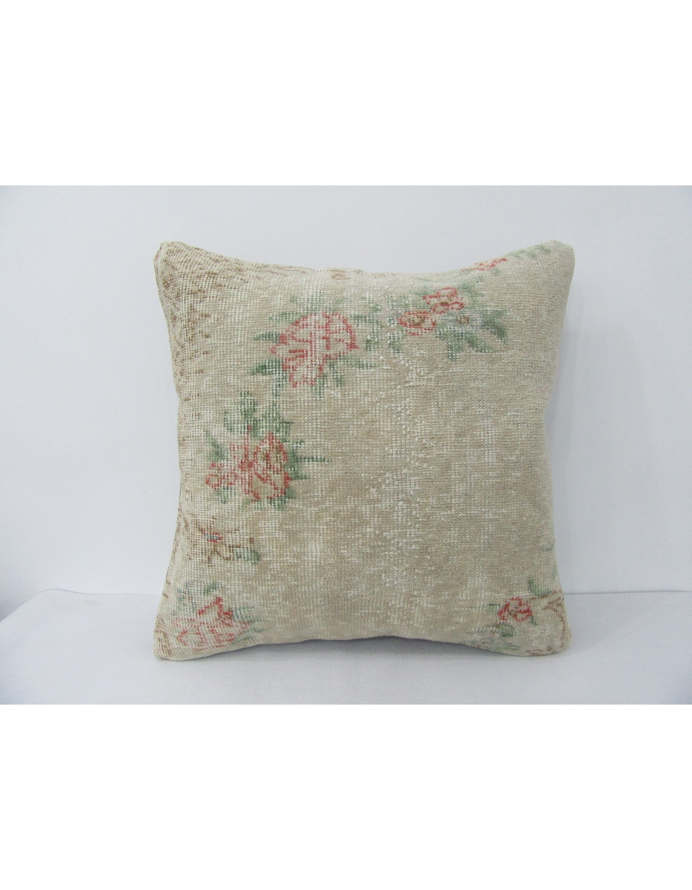 Vintage floral on sale pillow covers