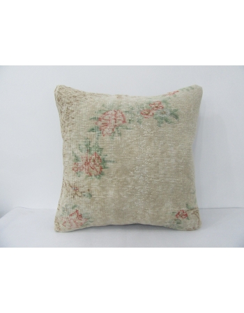 Vintage Floral Decorative Pillow Cover