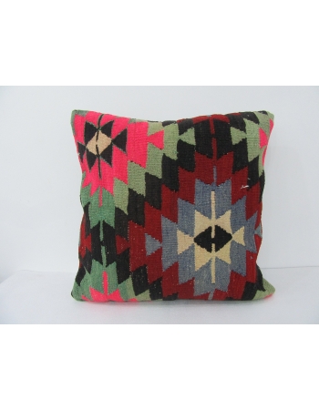 Vintage Colorful Kilim Pillow Cover