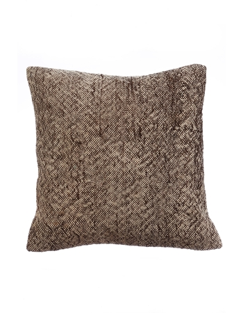 Brown Vintage Kilim Pillow Cover