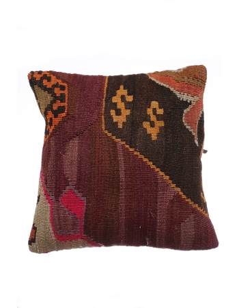 Vintage Turkish Kilim Pillow Cover